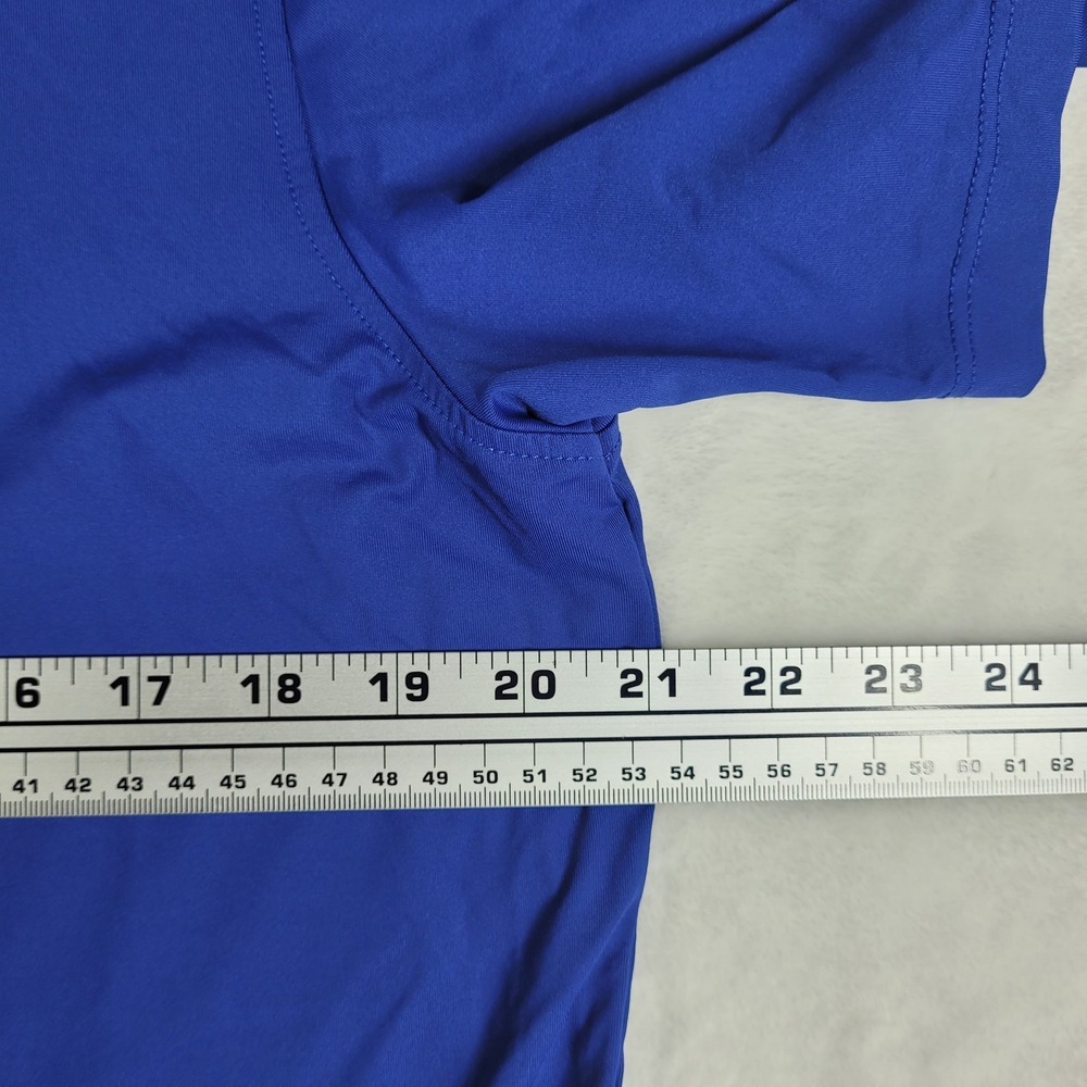 Greyson Polo Shirt Men's Medium Blue Golf Performance Active Costa Rica Zapotal - Picture 2 of 9